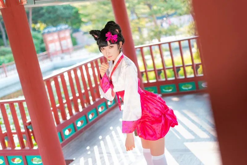 阿狸cos：这就是高丽风情九尾妖狐，你懂吗